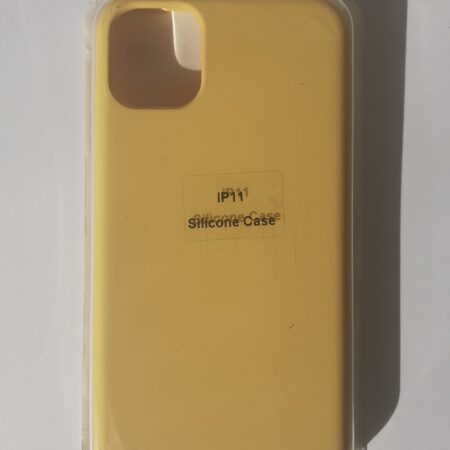 iPhone 11 silicone case - Yellow