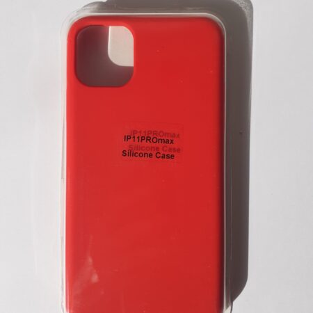 iPhone Pro Max silicone case - Red