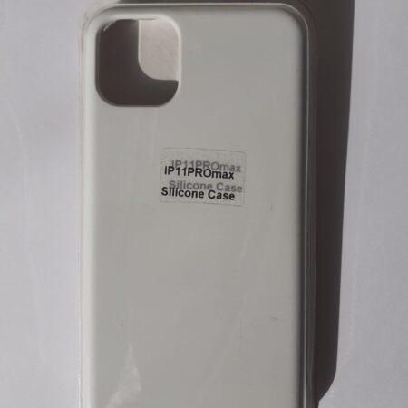 iPhone Pro Max silicone case - White
